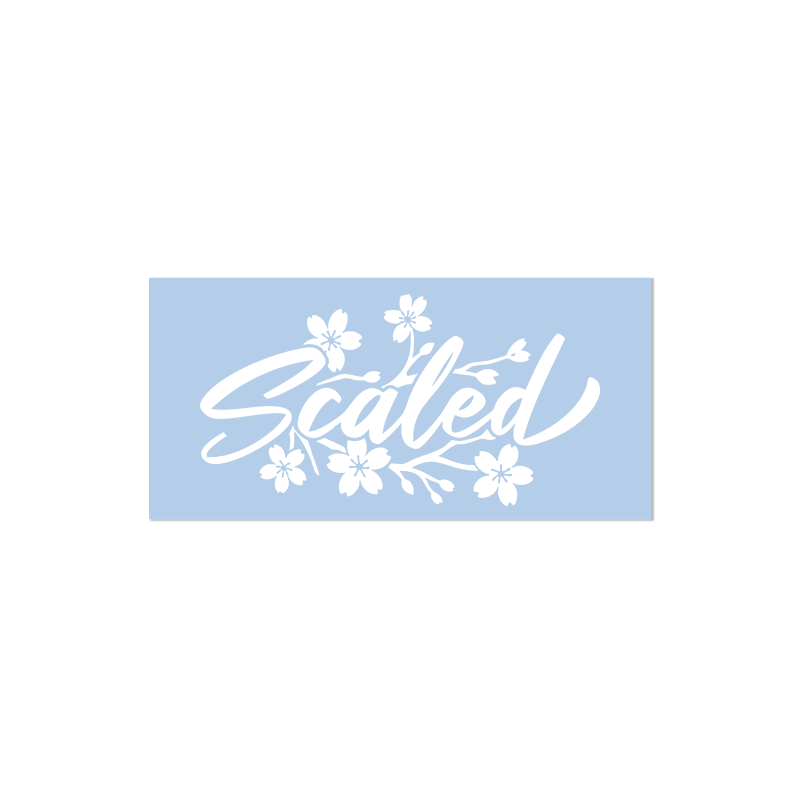 BLOSSOM DIE CUT STICKER