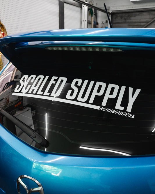 UNDERLINE REAR WINDOW BANNER