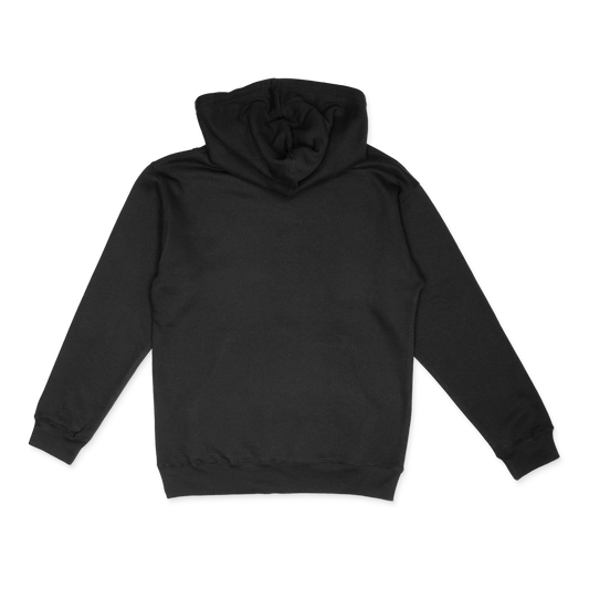 SCALED SIGNATURE HOODIE BLACK
