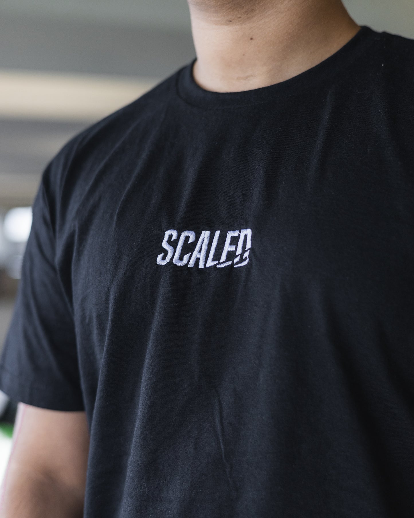 SCALED SIGNATURE TSHIRT BLACK