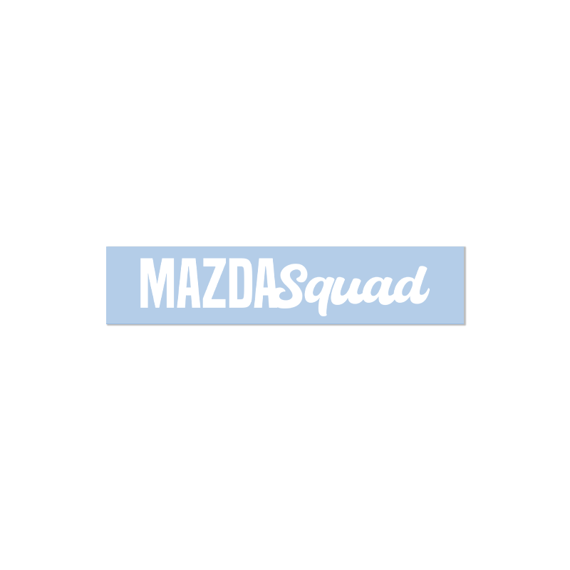 MAZDASQUAD DIE CUT STICKER