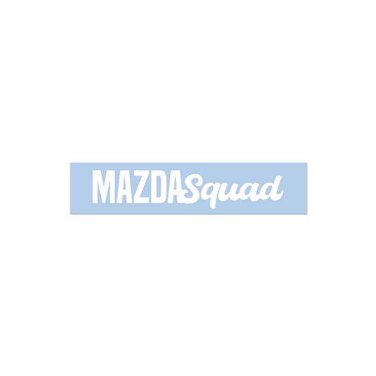 MAZDASQUAD DIE CUT STICKER